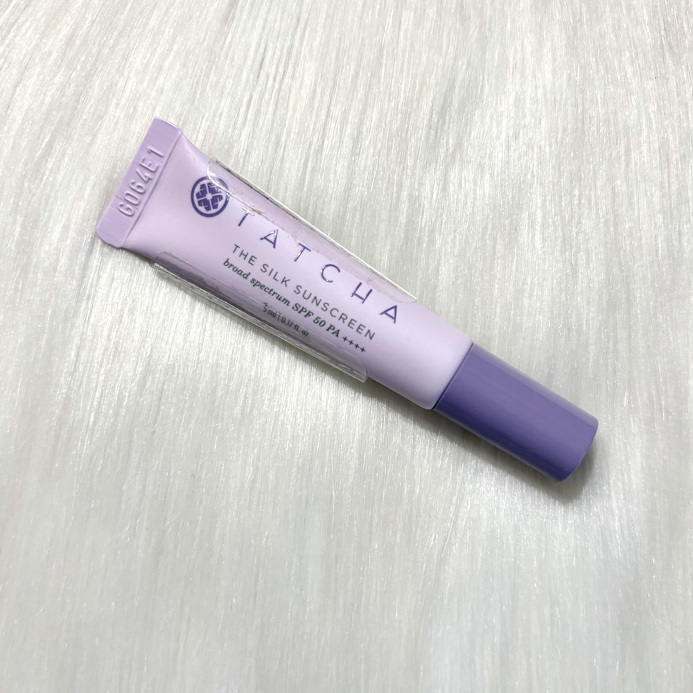 4/$30 Bundle💫Tatcha The Silk Sunscreen Mineral SPF 50 Trial Sampler .1oz